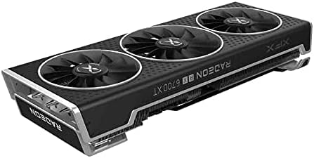 XFX Speedster QICK319 AMD Radeon RX 6700 XT Black Gaming Graphics Card with 12GB GDDR6 HDMI 3xDP, AMD RDNA 2 RX-67XTYPBDP