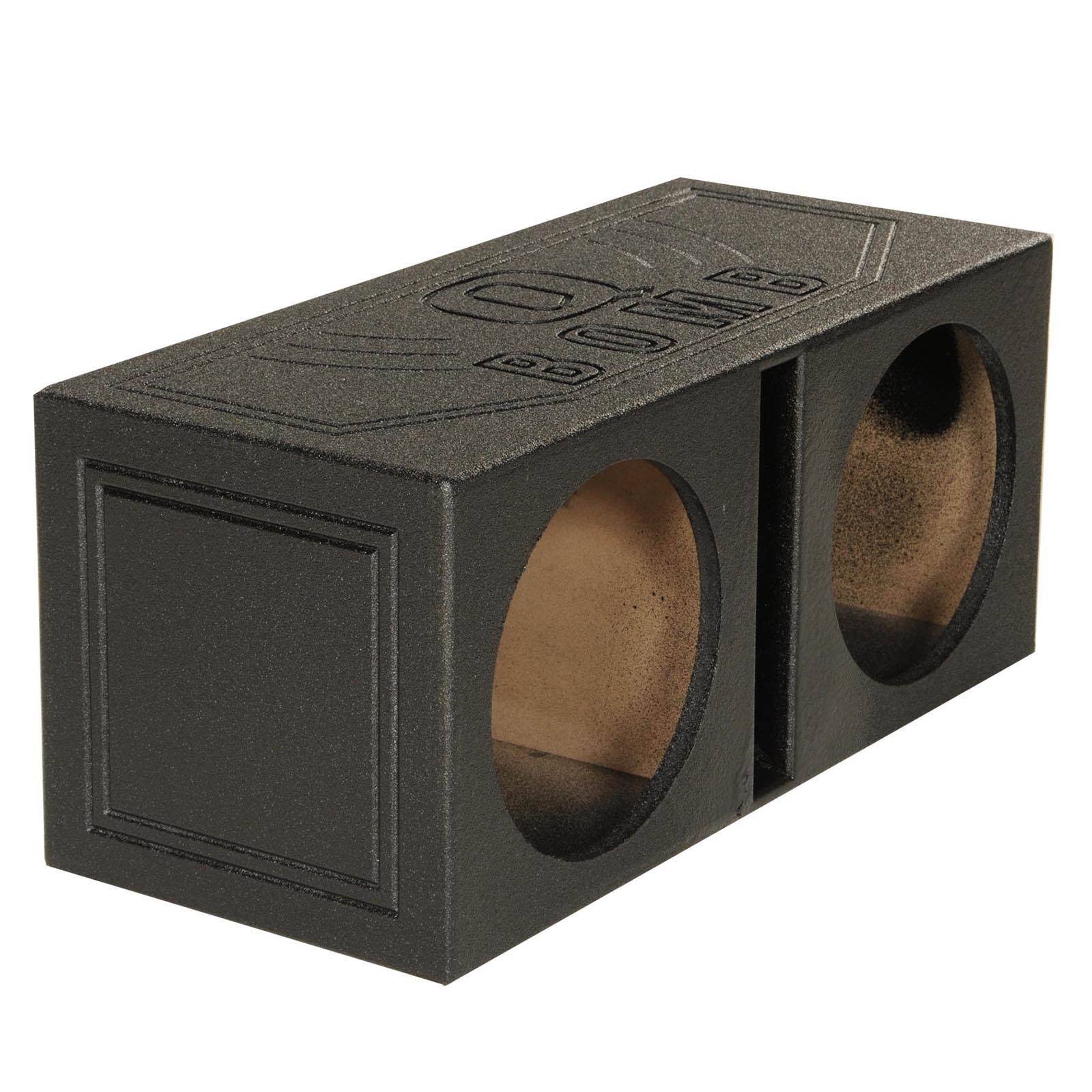 Qpower Qbomb10v 10 in Qbomb Dual Woofer Box Ported