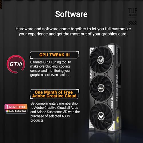 ASUS Prime Radeon™ RX 9070 XT OC Edition Graphics Card (PCIe 5.0, HDMI/DP 2.1, 2.5-Slot Design, axial-tech Fans, Dual Ball Fan Bearings, Dual BIOS, GPU Guard)