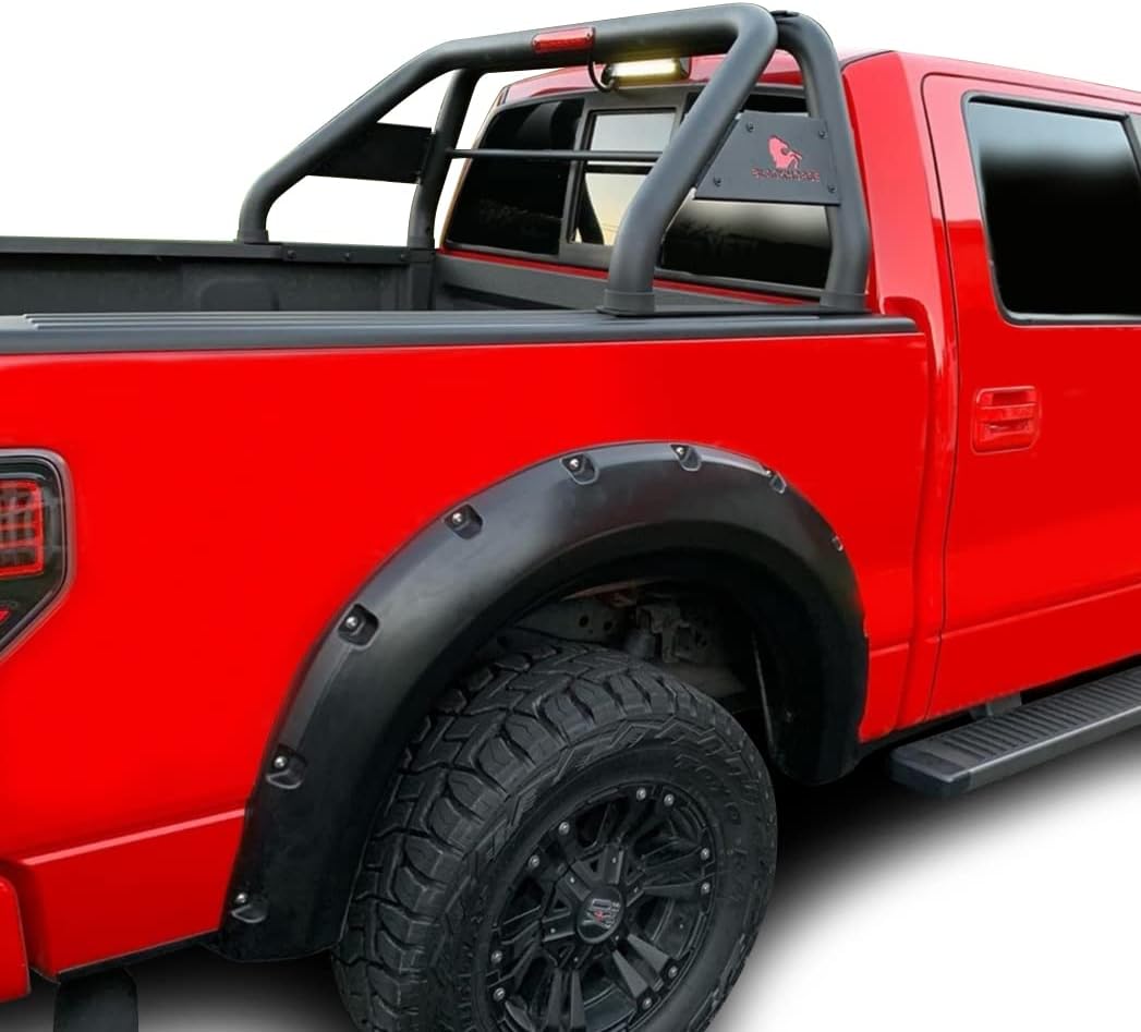 Black Horse Classic Roll Bar Compatible with 2000 to 2022 Nissan Ram Chevrolet Ford GMC Toyota Titan 3500 2500 Silverado F-150 Sierra 1500 2500 3500 Tundra XD Black RB001BK