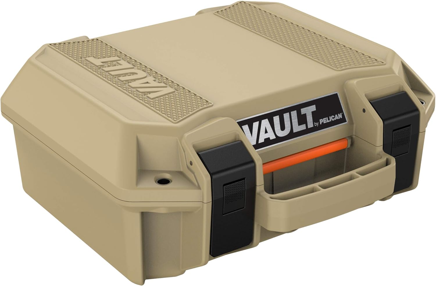 Vault by Pelican - V100 Multi-Purpose Hard Case with Foam (Black) Pack of 2
