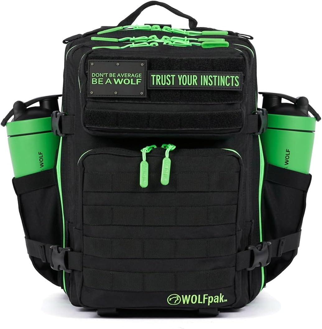 WOLFpak 25 L BackPack (Black Neon Green)