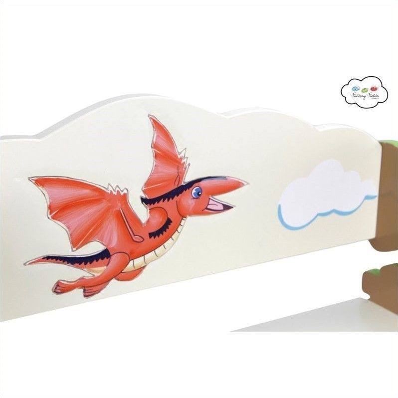 Teamson Kids Dinosaur Kingdom Bookcase With 3 Shelves and Drawer
