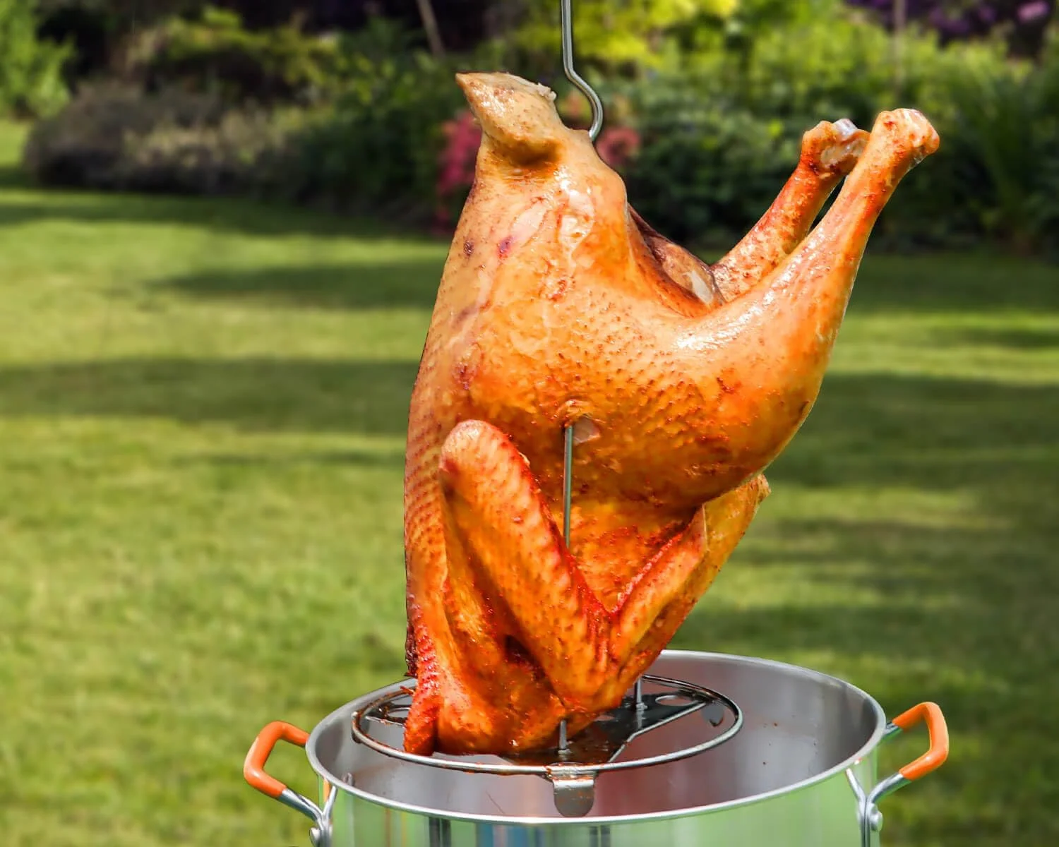 AiYCHEN Propane Outdoor Turkey Fryer, 30 & 10 Quart Aluminum Seafood Boiler Steamer Kit Crawfish Fish Fryer, 55,000 BTU