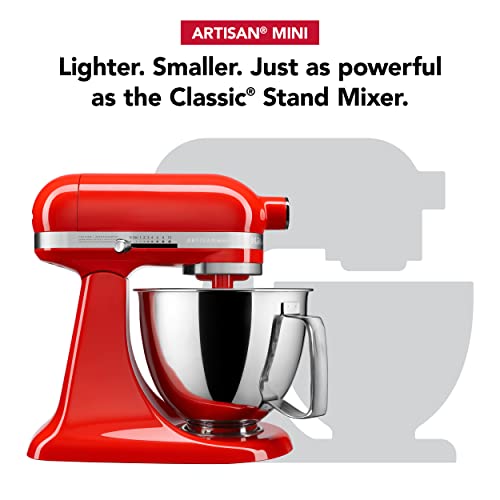 KitchenAid Artisan Mini 3.5 Quart Tilt-Head Stand Mixer - KSM3316X - Hot Sauce