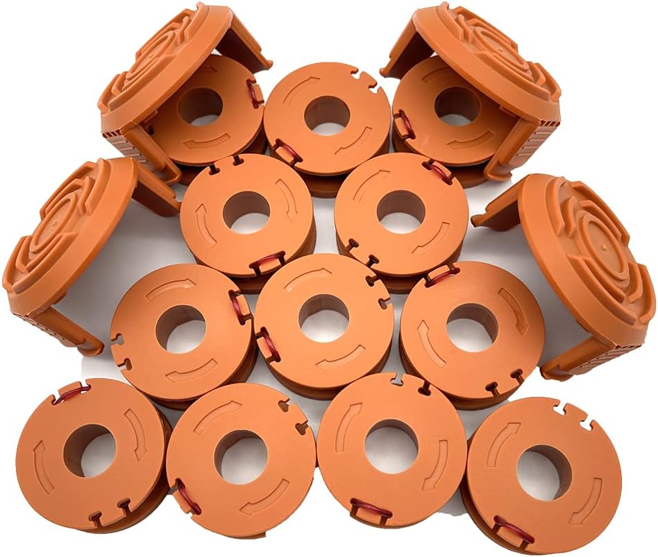JEILIN Replacement Trimmer Spool Line, WA0010 Replacement Trimmer Spool Line 0.065�?String Trimmer Spool (Cap 6)