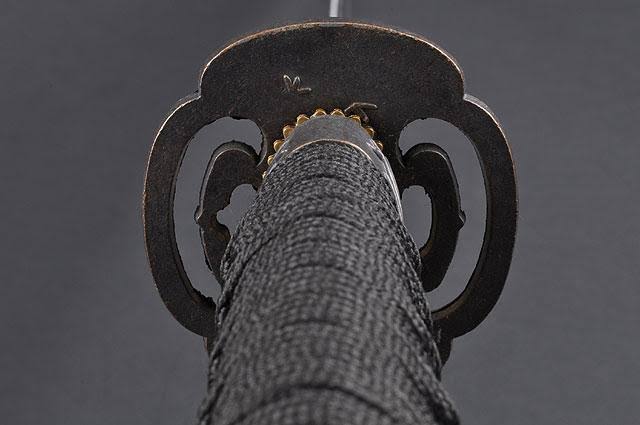 Handmade Sword - Aluminium Alloy Unsharpened Iaido Training Katana/Wakizashi Sword, Handmade, Full Tang, Black Scabbard