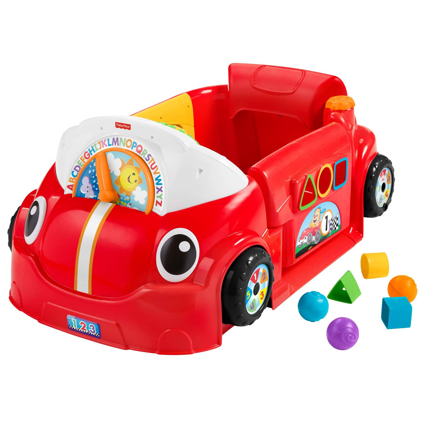 Fisher-Price Laugh u0026 Learn Crawl Around Car Activity Center - Red