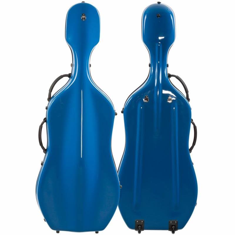 Core Fiberglass Cello Case 4300, Blue / 1/4