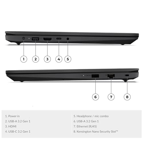 Lenovo Business Laptop, 15.6" FHD Display, AMD Ryzen 3 7320U Processor, 16GB RAM, 512GB PCIe SSD, Long Battery Life, Military-Grade Durability, RJ-45, USB-C, Windows 11 Pro (Renewed)