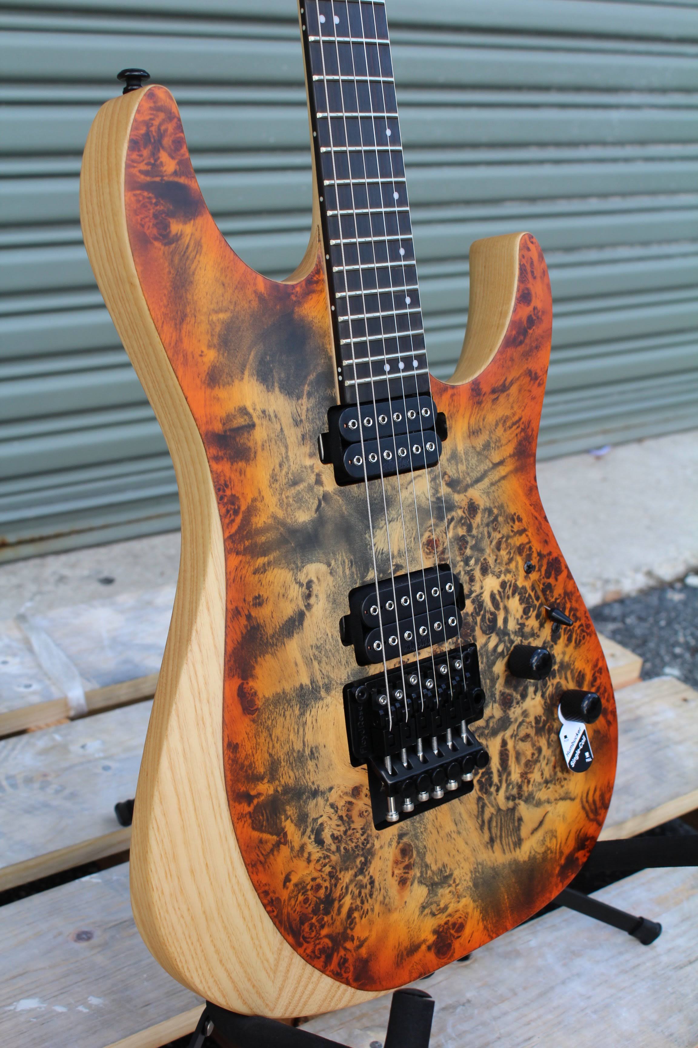 Schecter Reaper-6 FR Electric Guitar (Satin Inferno Burst)