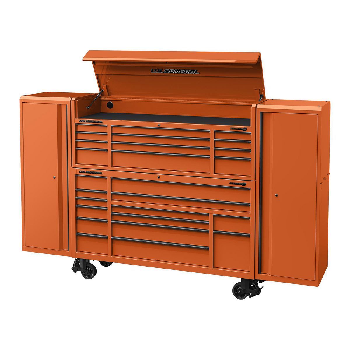 U.S. GENERAL 22 in. End Locker, Series 3, Blue
