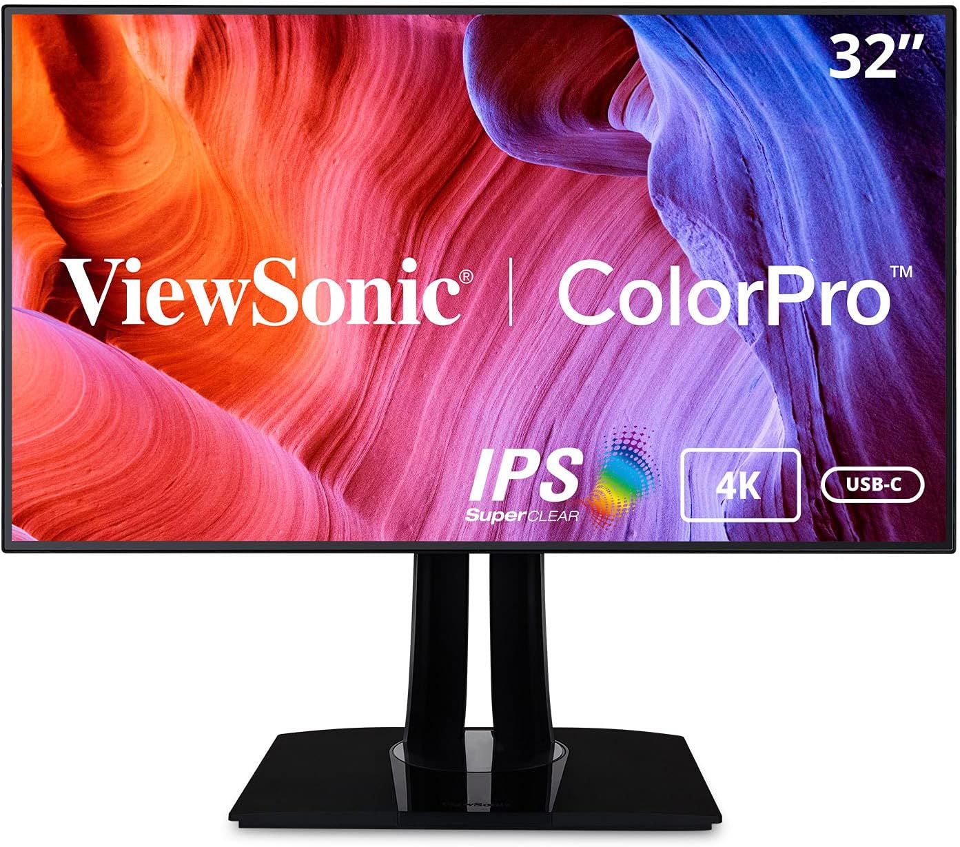 ViewSonic VP2468a 24-Inch Premium IPS 1080p Monitor with Advanced Ergonomics, ColorPro 100% sRGB Rec 709, 14-bit 3D LUT, Eye Care, 65W USB C, RJ45, HDMI, DP Daisy Chain for Home and Office