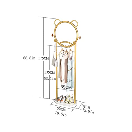 Home Furnishing Coat Rack Unique Stand Coat Rack, Coat Tree, Free Standing Simple Storage Rack for Coats Hats Scarves Clothes Handbags Black Coat Rack Hat Hanger (Color : A)