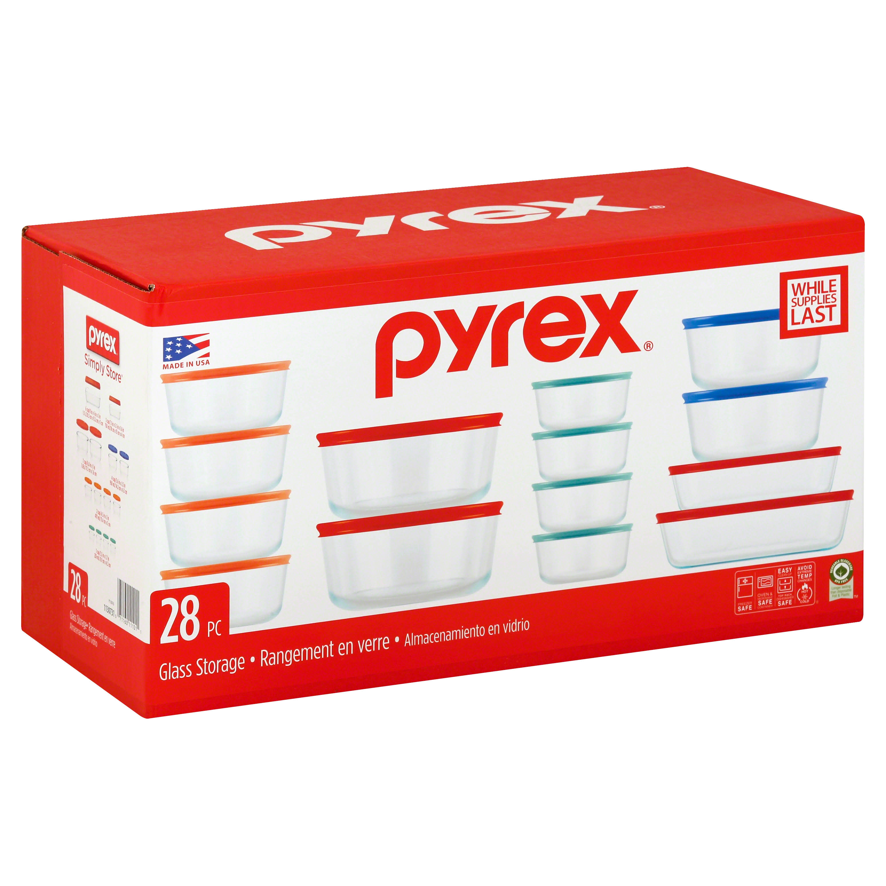 Pyrex Simply Store Glass Storage - 28 pc