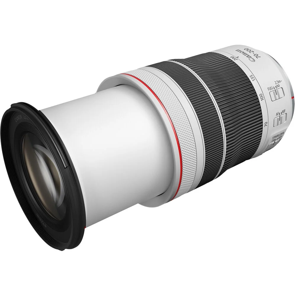 Canon RF 70-200mm f/4L IS USM Lens 4318C002 + Telephoto and Wide Angle Lenses