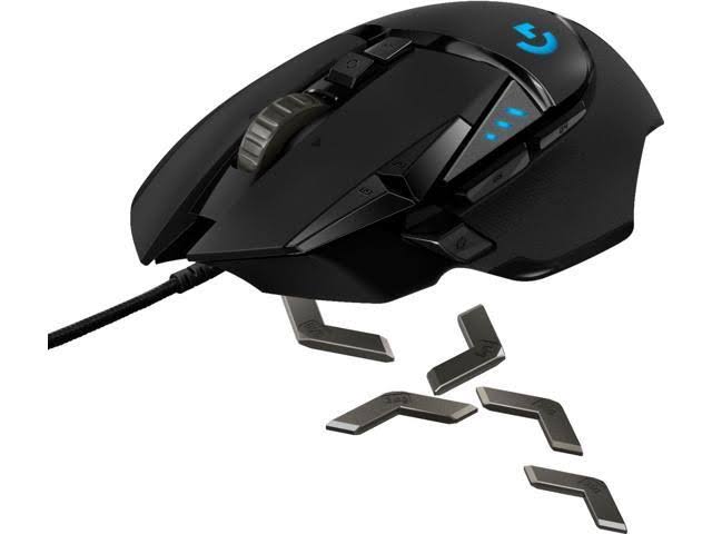 Logitech - G502 Hero Wired Optical Gaming Mouse with RGB Lighting - Black