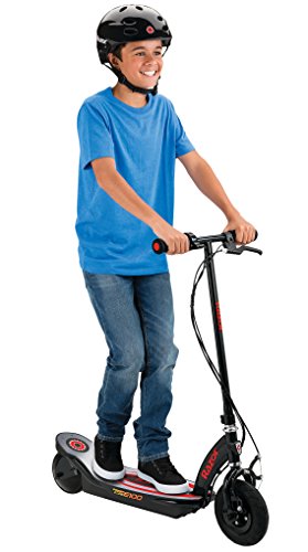 Razor Power Core E100 Electric Scooter - 100w Hub Motor, 8" Air-Filled Tire, Up to 11 mph and 60 min Ride Time, for Kids Ages 8 and Up