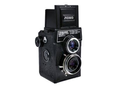 LOMO Lubitel 166+ Medium Format TLR Camera with 75mm Lens - Black