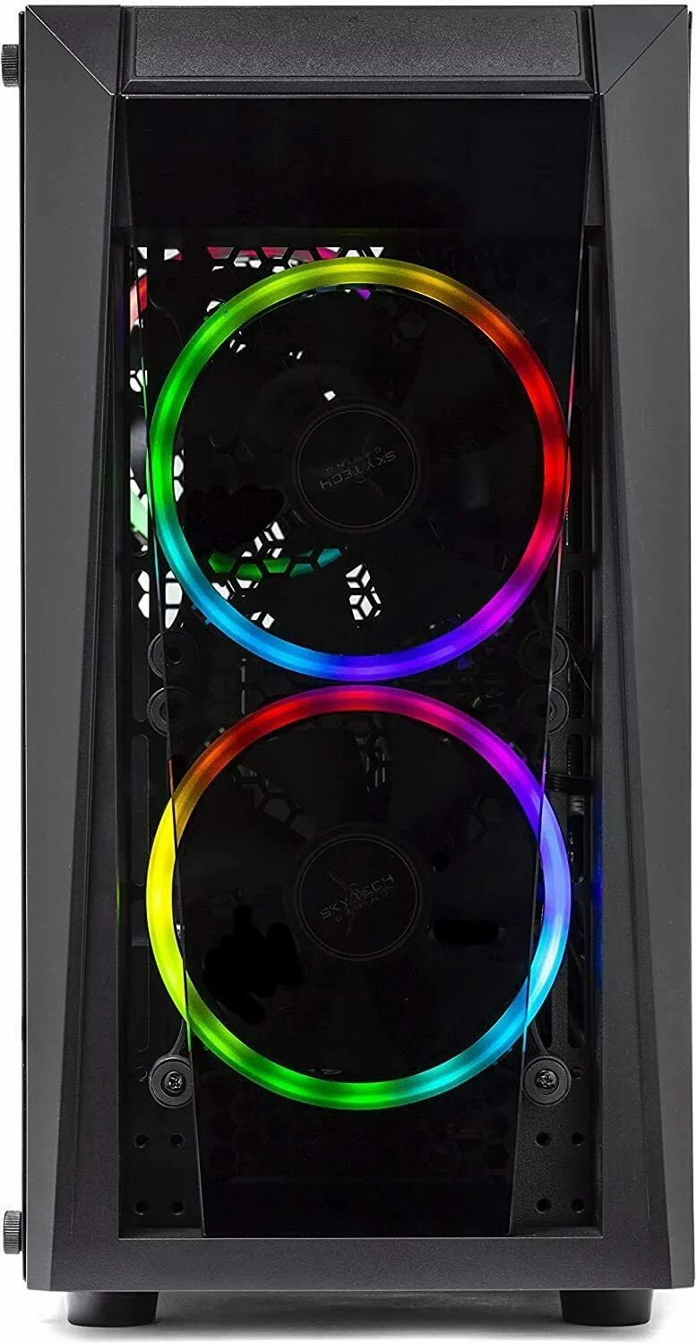 Skytech Blaze II Gaming PC Desktop – Intel Core i3 10105F 3.7 GHz, GTX 1650, 500GB SSD, 16G DDR4 3200, 600W Gold PSU, AC Wi-Fi, Windows 10 Home 64-bit