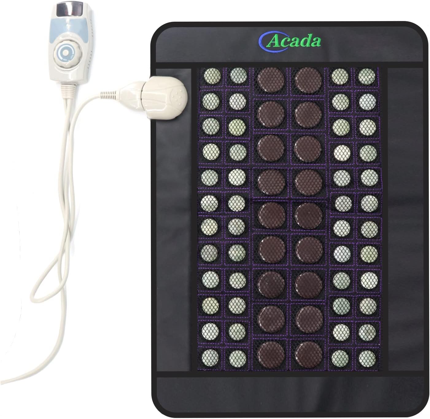 Acada Far Infrared Heating Pad - Jade Tourmaline Hot Stone Pad - Infrared Heating Pad (31x21)
