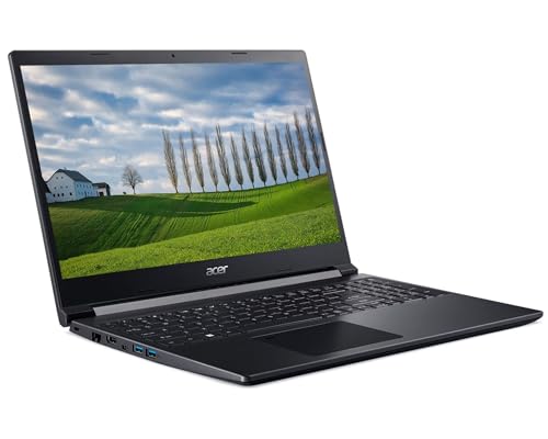 acer Gaming Laptop Computer, 15.6" FHD Aspire 7 Gaming Laptops, AMD Ryzen 5 5625U, NVIDIA GeForce RTX 3050, 64GB RAM|1TB SSD, Windows 11 Pro, RK Cable, for School College Student and Business