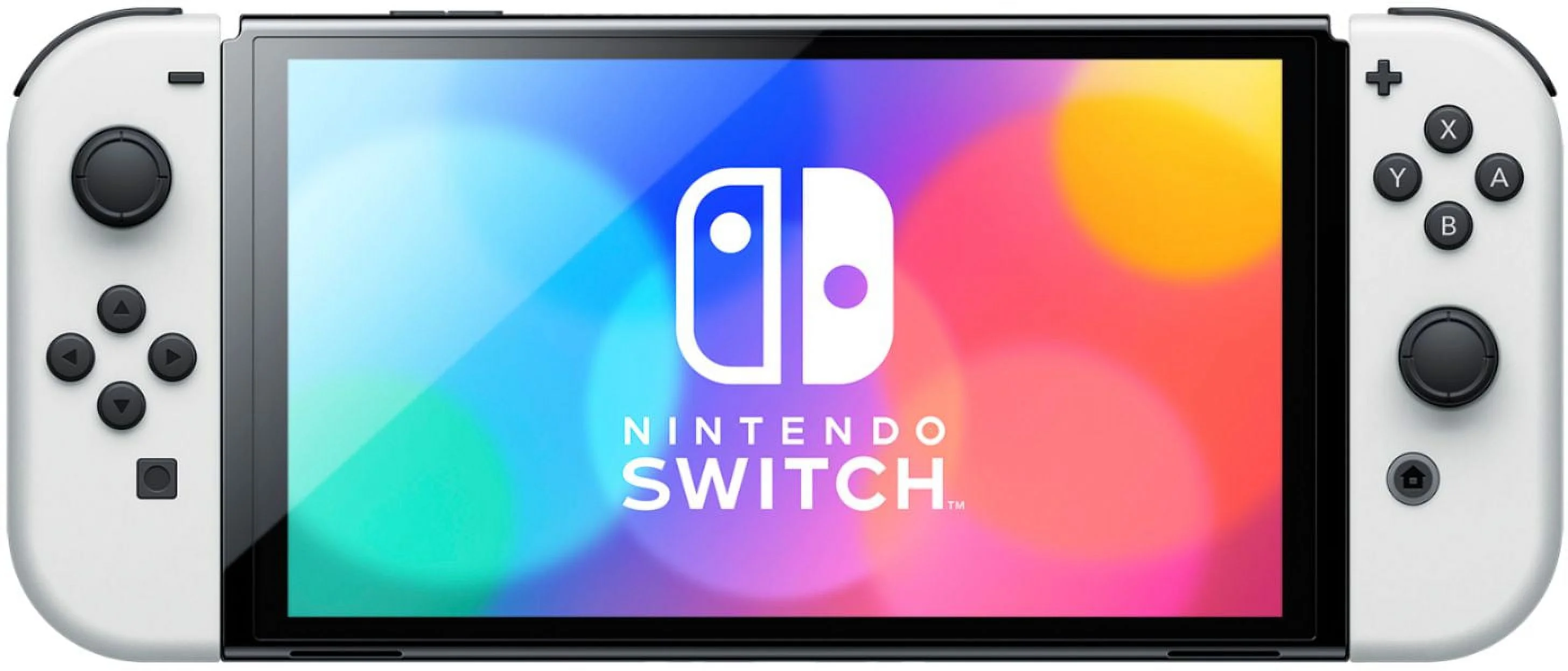 Nintendo Switch OLED Model White Joy Con 64GB Console Improved HD Screen and LAN-Port Dock with The Legend of Zelda: Breath of the Wild and Mytrix Accessories 2021 New