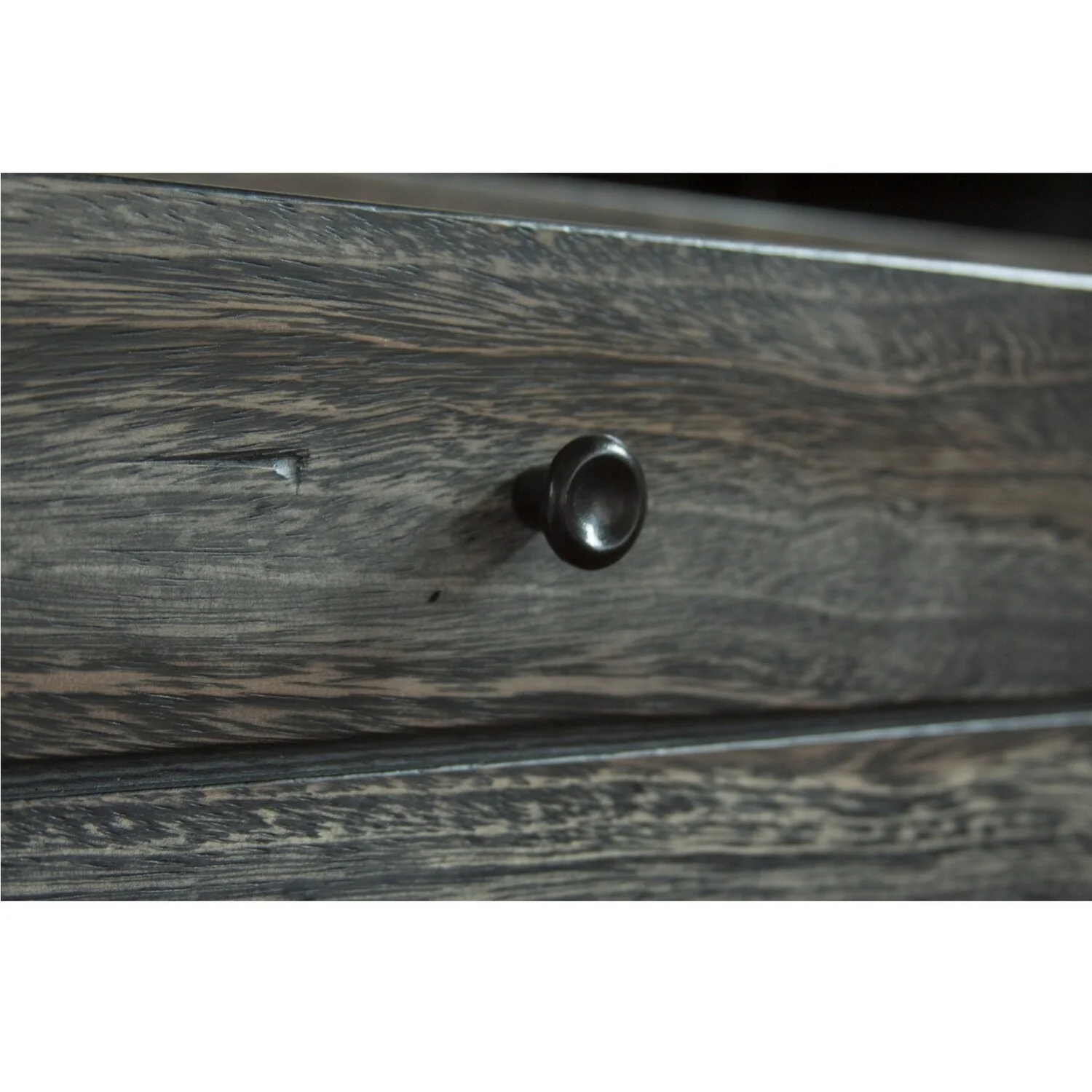 Ello 80 Inch 4 Drawer TV Entertainment Console - 4 Door - Gray Solid Wood