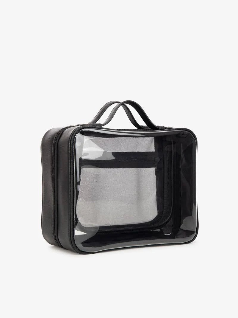 CALPAK Clear Cosmetics Case, Size One Size - Mauve