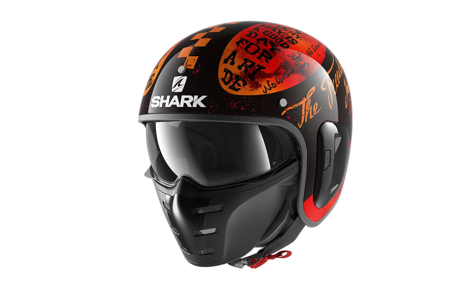 Shark S-Drak 2 Tripp in Helmet Black Orange