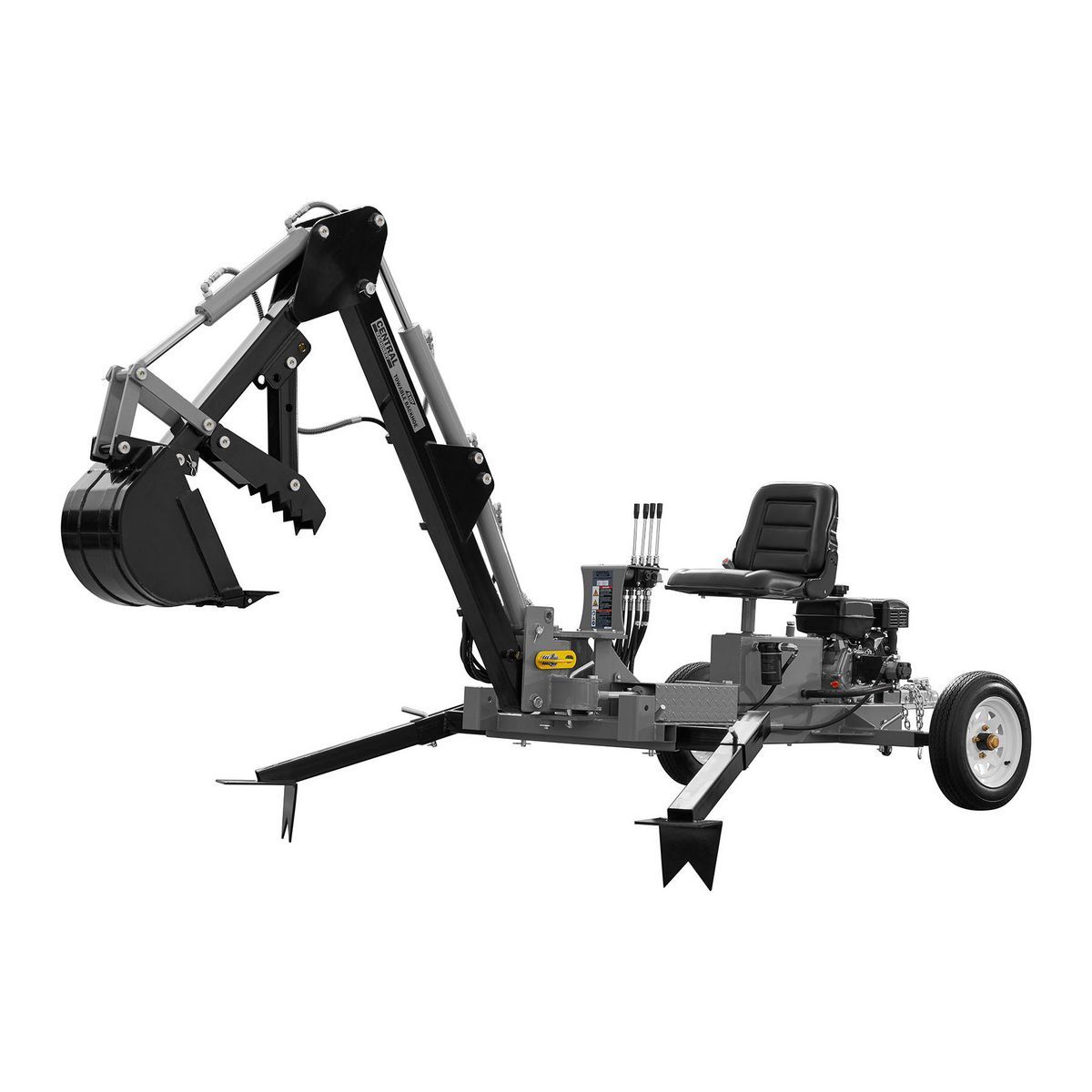 CENTRAL MACHINERY 8 HP Towable Backhoe