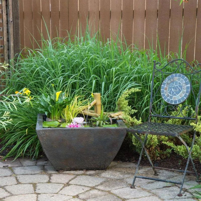 Aquascape Aquatic Patio Pond - Textured Gray Slate - 27x22