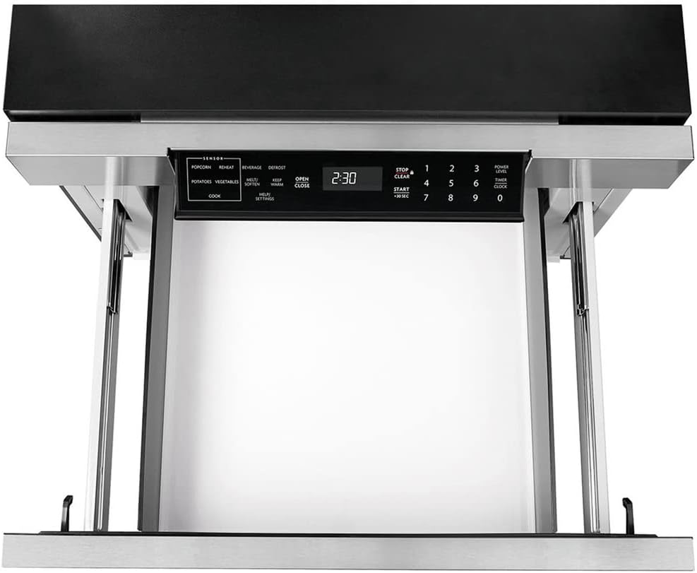 SHARP SMD3070ASY 30 inch 1.2 cu. ft. 950W Stainless Steel Microwave Drawer Oven Bundle with 3 YR CPS Enhanced Protection Pack (E93SHSMD3070ASY)