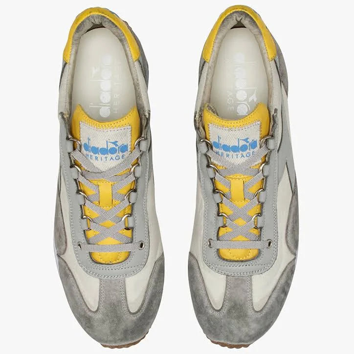 Diadora Equipe H Dirty Stone Wash Evo White