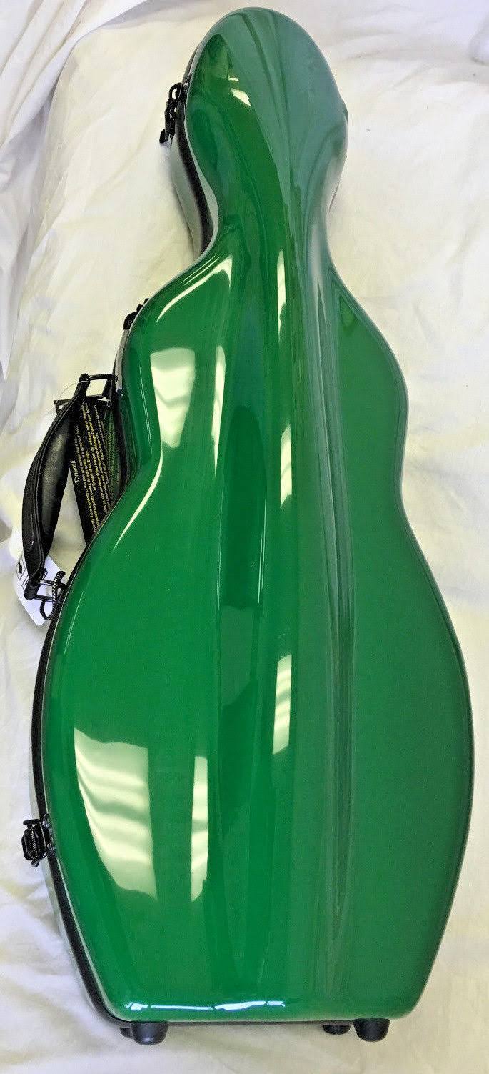 Tonareli Fiberglass Violin 4/4 Full Hard Case - Green - New