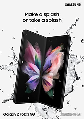 SAMSUNG Galaxy Z Fold 3 5G Cell Phone, Factory Unlocked 2-in-1 Android Smartphone Tablet, 256GB, 120Hz, Foldable Dual Screen, Under Display Camera, US Version, Phantom Green