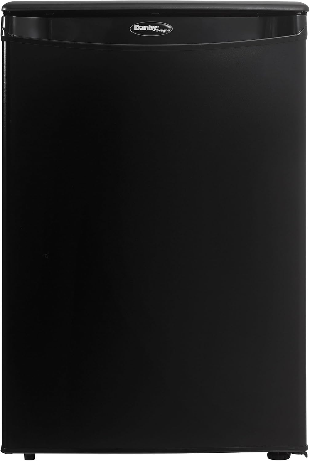 Danby DAR026A1BDD-6 2.6 Cu.Ft. Mini Fridge, Compact Refrigerator for Bedroom, Office, bar, countertop, E-Star Rated in Black & 0.7-cu. ft. Countertop Microwave, Black (DBMW0720BBB)