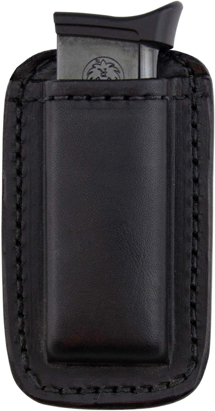 Relentless Tactical Leather Magazine Holder | Made in USA | Sizes to fit virtually Any 9mm .40 .45 or .380 Pistol Mag | Single or Double Stack | IWB or OWB