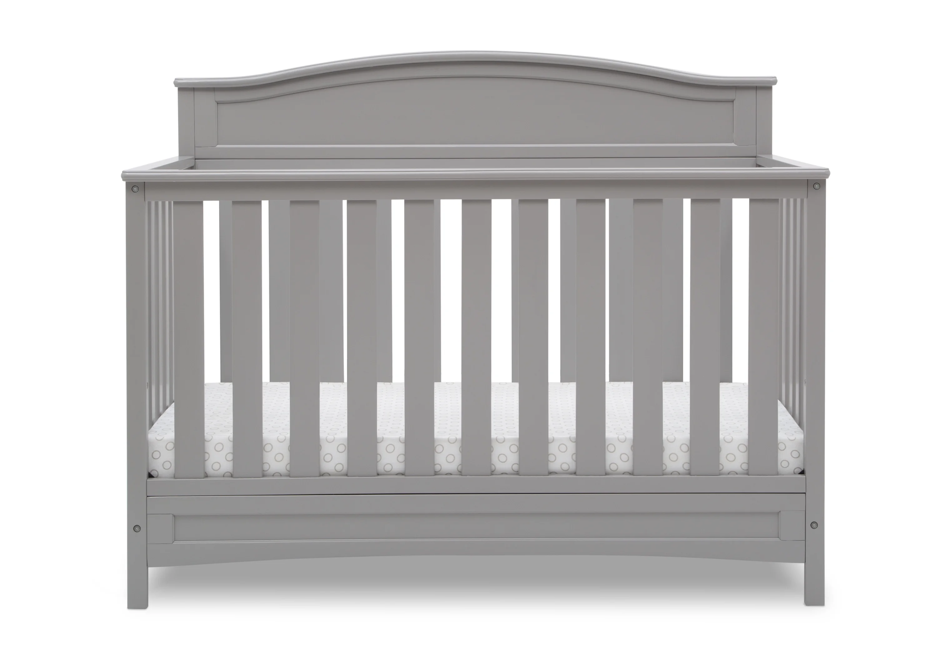 Delta Children Emery 4-in-1 Convertible Baby Crib, Grey