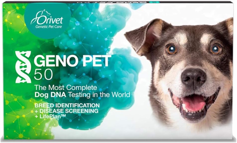 ORIVET Dog DNA Test | Comprehensive Dog Breed Test Kit, Genetic Testing, Health Risks Screen and Life Plan GenoPet 5.0 for Canines