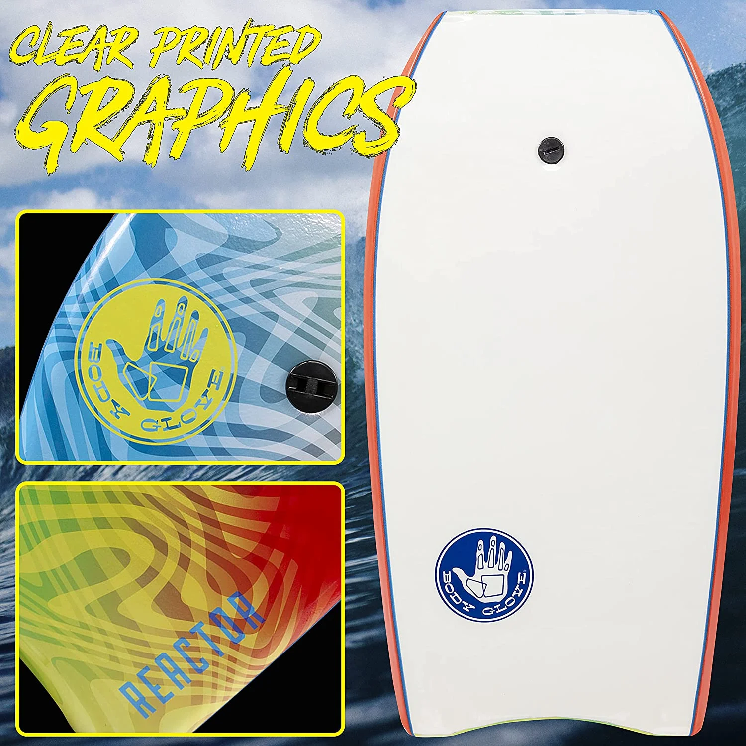 Body Glove Reactor 41" Bodyboard, Leash Included