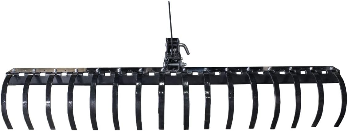 MotoAlliance Impact Implements Pro Landscape Rake w/Tipper Latch for ATV/UTV w/ 2" Receiver