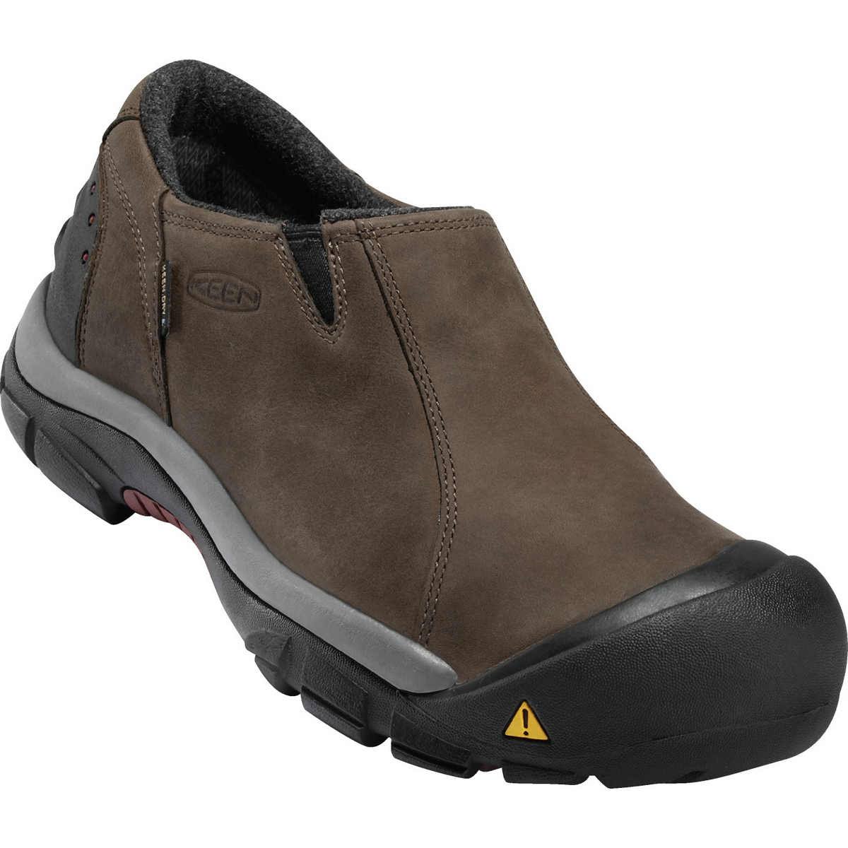Keen Men&s Brixen Waterproof Low (8.5 Slate Black/Madder Brown)