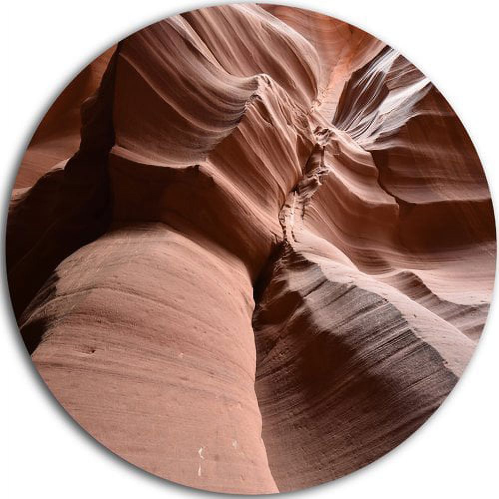Design Art 'Dark Upper Antelope Canyon' Photographic Print on Metal