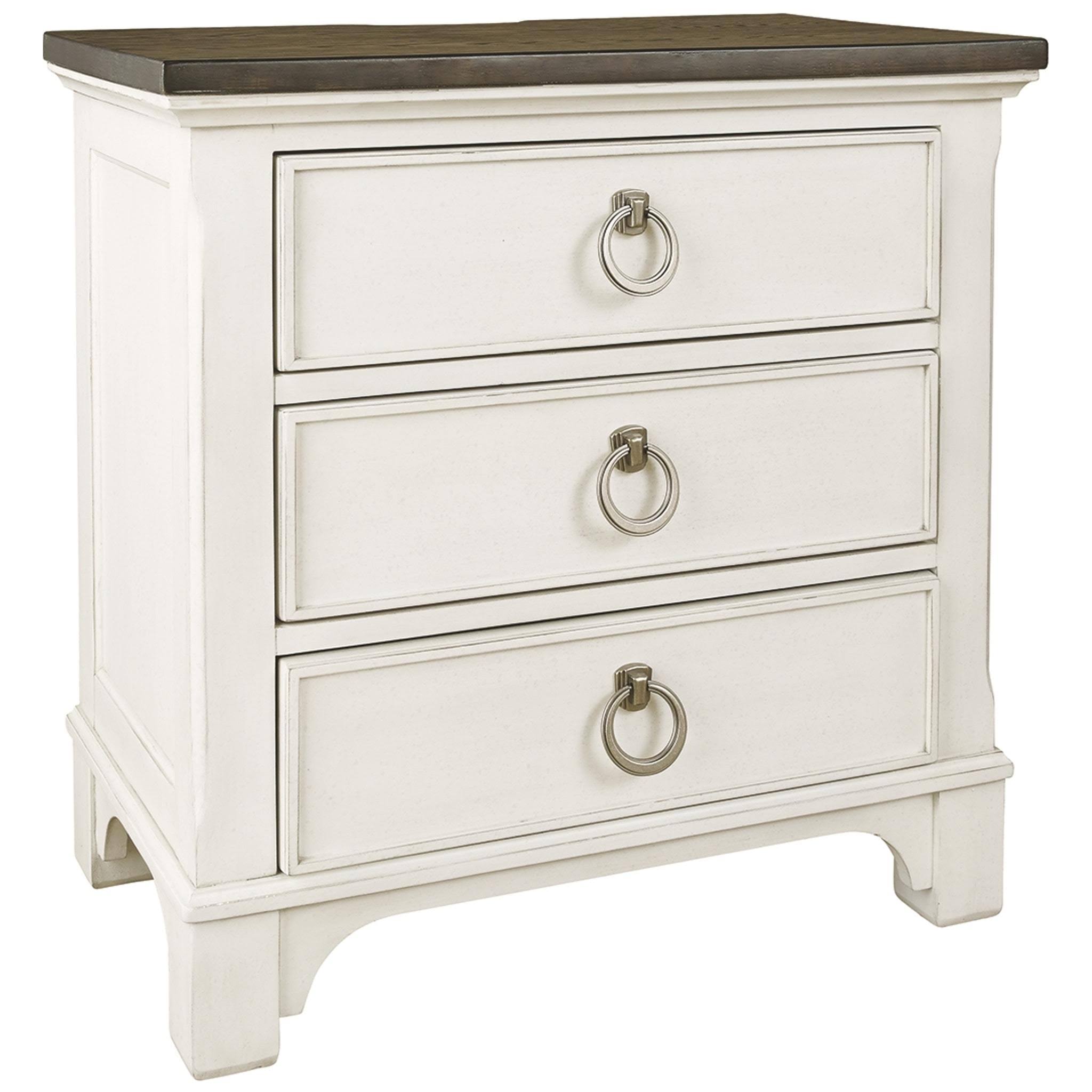 Nashbryn - Three Drawer Night Stand