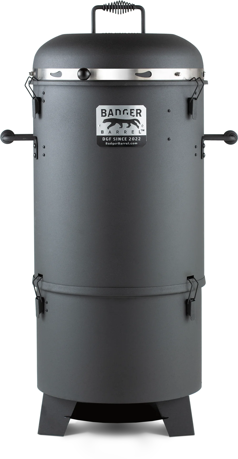 Badger Barrel BBQ-16" Drum Style Smoker | 2-Tier BBQ Hibachi Grill | - Curated Treasures Market