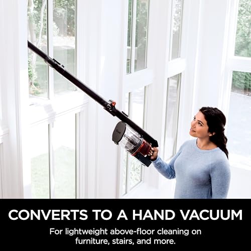Shark | Pet Cordless Vacuum Cleaner | LED Headlights | Removable Handheld Vacuum for Pet Hair | Crevice Tool & Pet Multi-Tool Included | 40min Runtime | For Carpet & Hard Floors | Grey | IX141