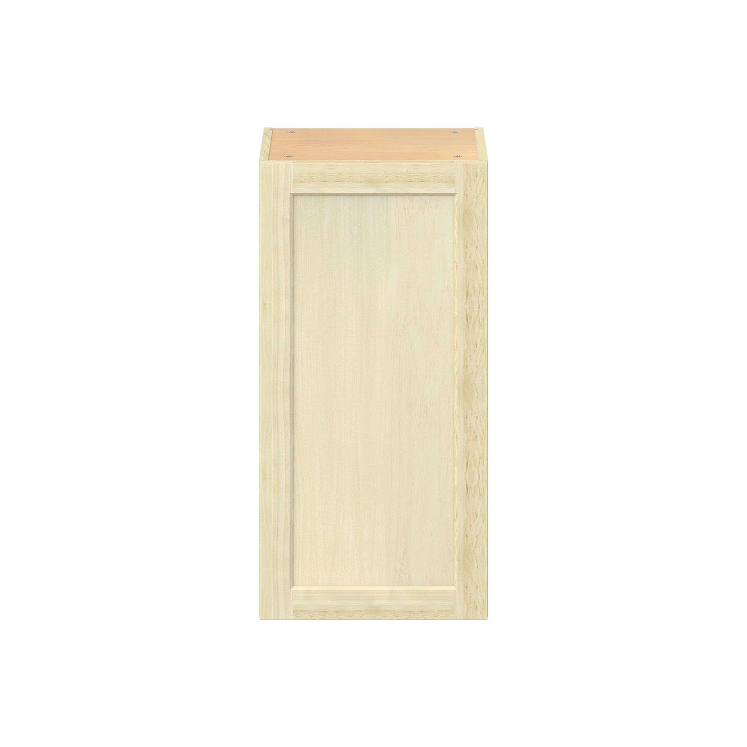 Project Source Omaha Unfinished 15-in W x 30-in H x 12.5-in D Unfinished Poplar Door Wall Ready To Assemble Cabinet - Shop Hardware Tools Online Store