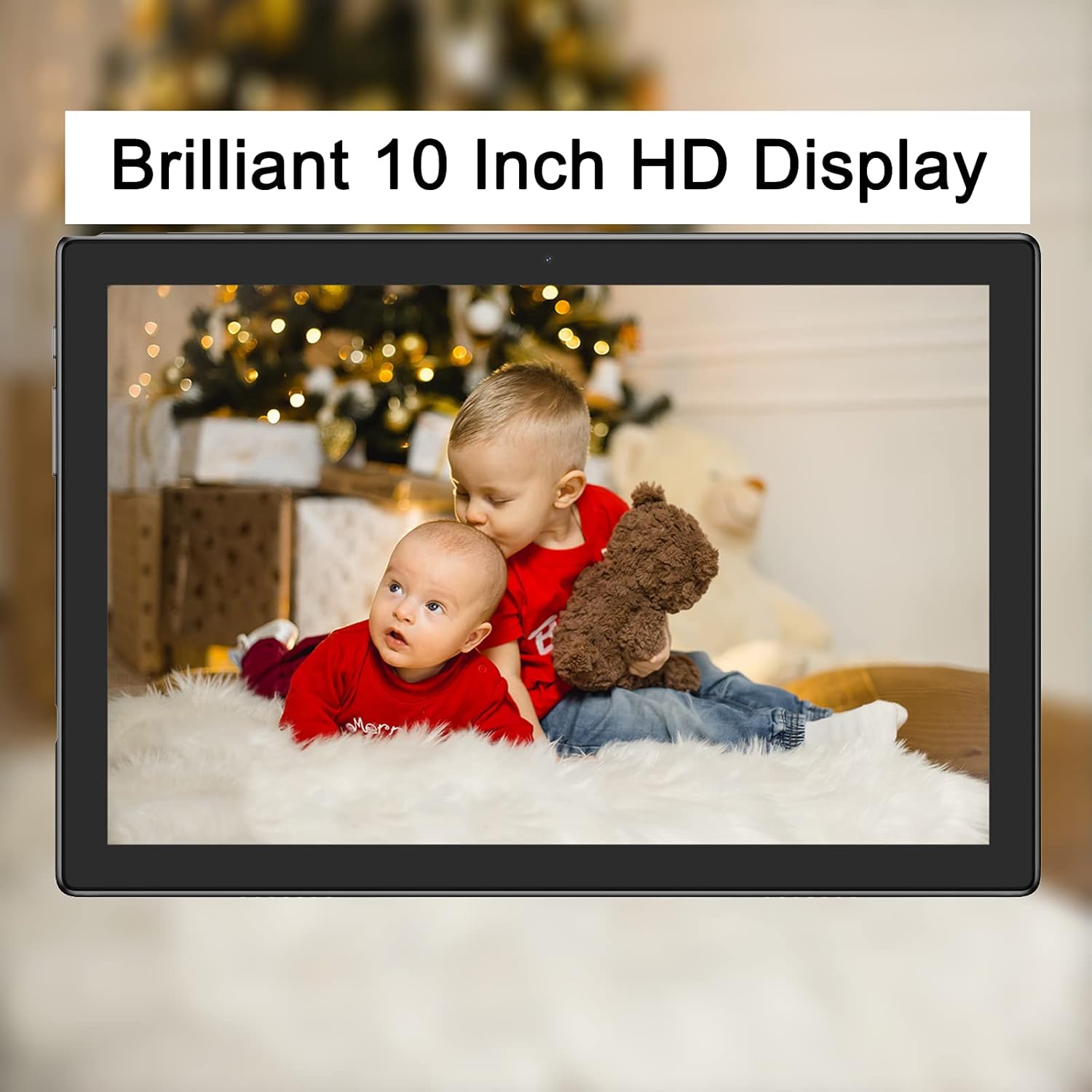 Tablet 10 Inch, Android 10.0 Tablet 2GB RAM 32GB ROM Octa-Core Processor, Expandable Storage 128GB, IPS HD Display 6000mAh Battery, 5MP + 13MP Dual Cameras, WiFi Bluetooth Google Gaming Tablets(Gray)