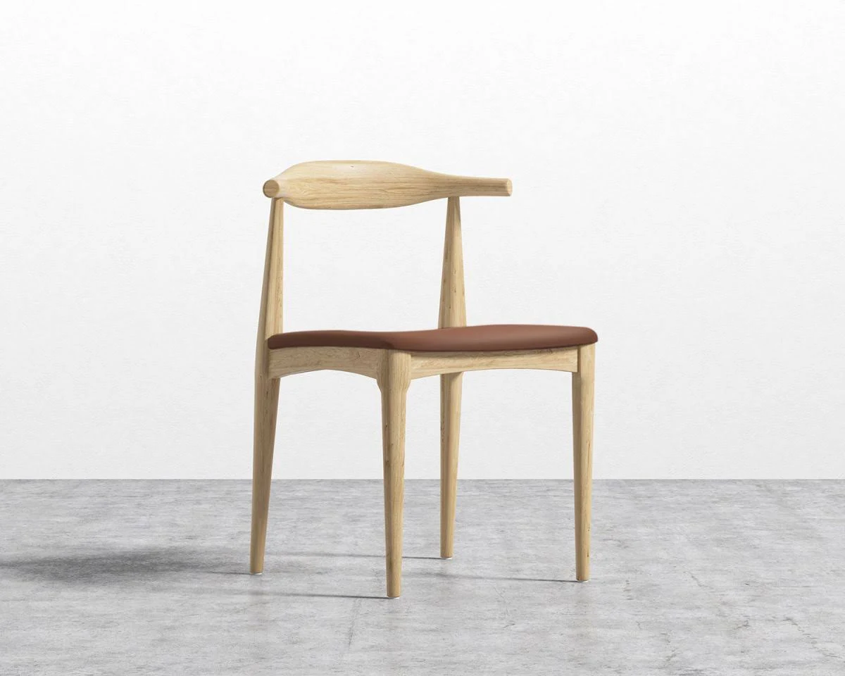 Elbow Chair - Chartreuse Walnut Stain